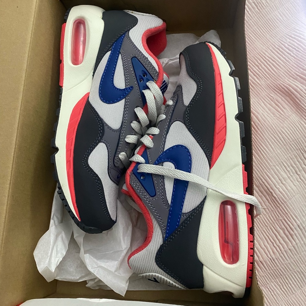 Nike Women’s Air Max Sneakers in Blue, Gray, Black & Pink